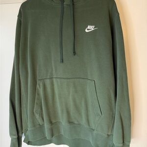 Nike Men's Forest Green Hoodie